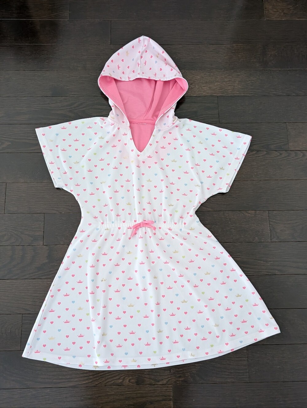 sz:7/8 LIKE NEW Disney Princess Kids Girl's Swim Cover‑Up